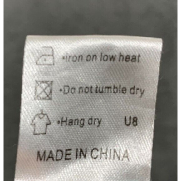 Women's Longyuan Billowy Shortsleeve Blouse Size XL Paisley-like design - Picture 7 of 13